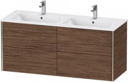Produktbild Duravit XViu 4129 Waschtischunterbau wandhängend, 4 Schubkästen, für Doppelwaschtisch ME by Starc (128 x 48 x 56 cm)