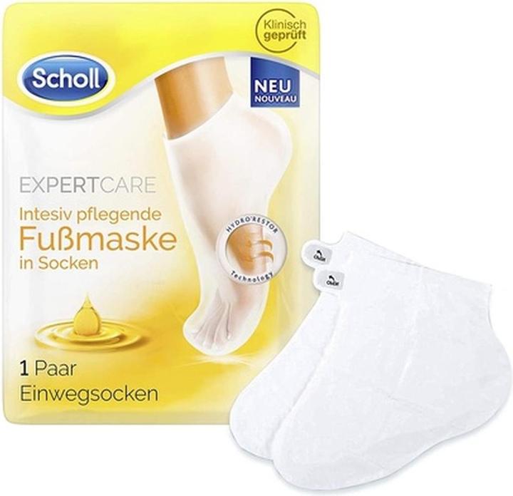 Produktbild Scholl N„hrende Fussmaske in Socken mit 3 wertvollen ™len (Fussmaske)
