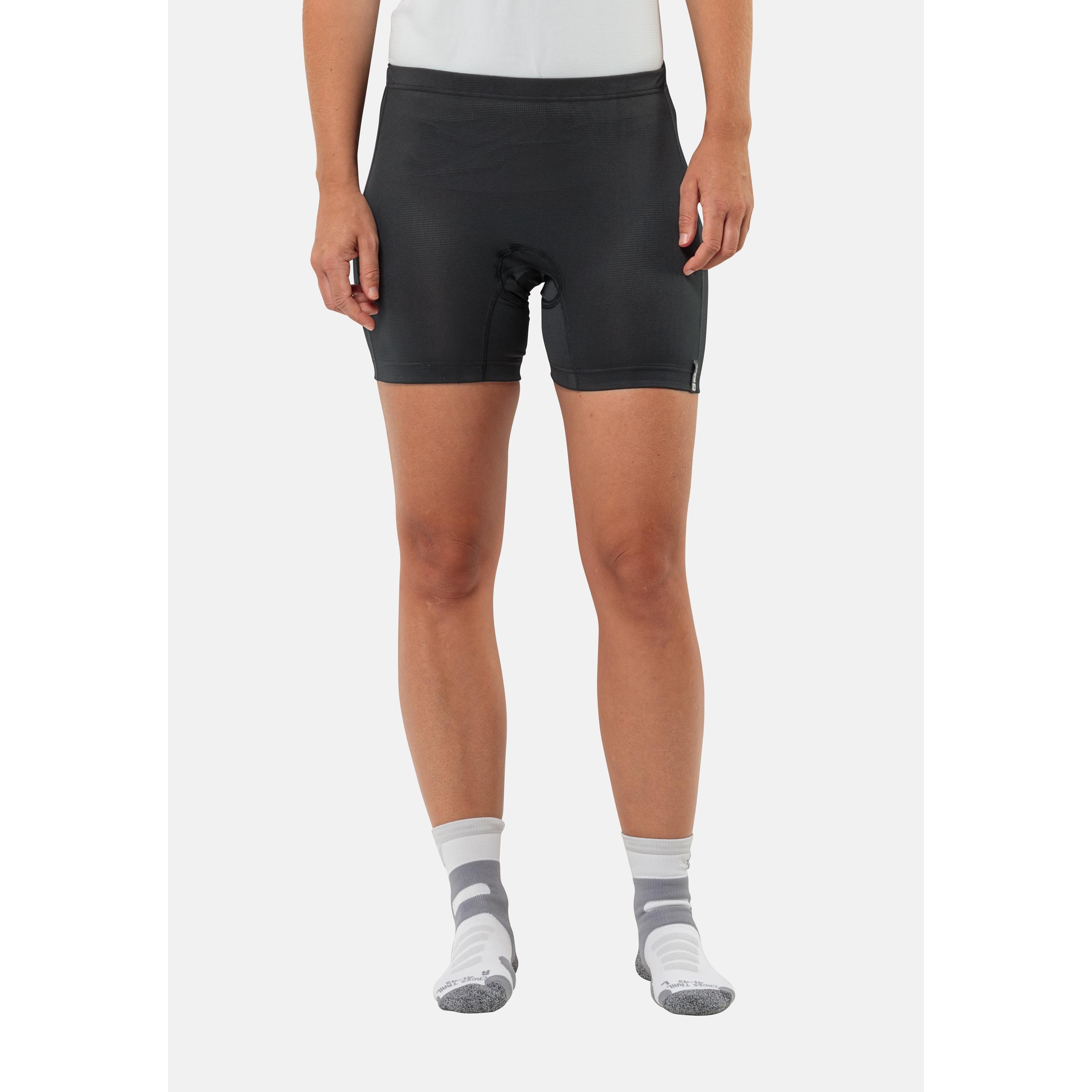 Thumbnail - Jack Wolfskin, Damen, Velohosen, Gravex Padded Boxer W (XL), Schwarz, XL