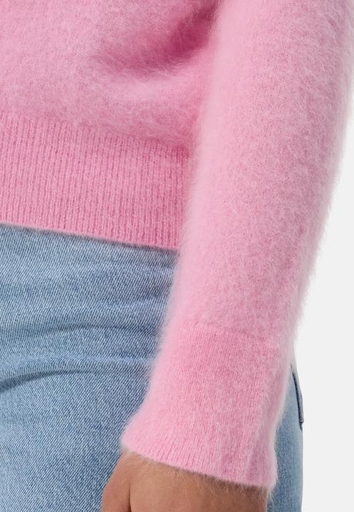 Produktbild Cash-Mere Brushed Kaschmir Pullover mit kurzem Stehkragen (S)