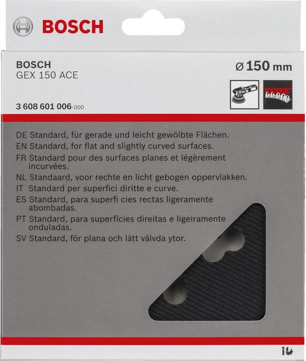 Image du produit Bosch Professional Zubehör Accessoires 3608601006 Disque de ponçage (Moyen)