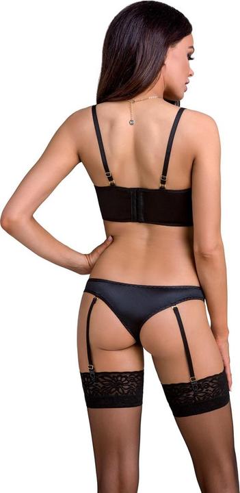 Actual product image Casmir Ensemble culotte à jarretelles et bustier Lara - - 2XL/3XL - Noir (XXL, 3XL)