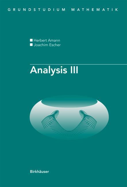 Produktbild Analysis III (Deutsch, 2008)