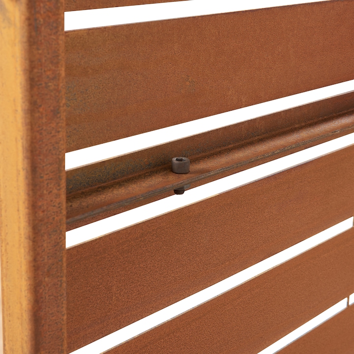 Actual product image Casa.Pro Trennwand Nodepp Cortenstahl 180x120 cm Edelrost (180 x 120 x 40 cm)