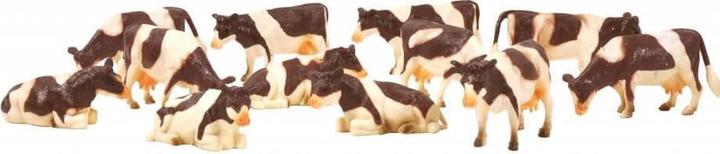 Kids Globe Farming Braune und weisse Kühe