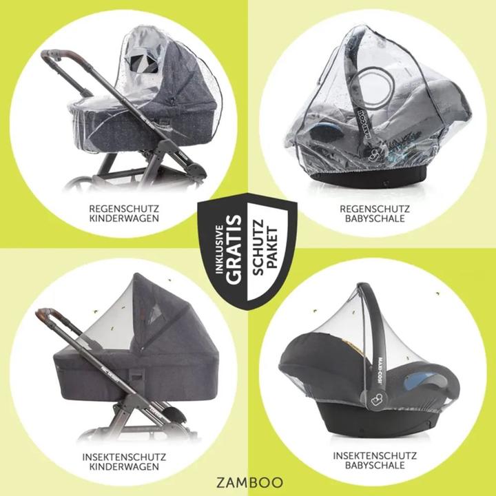 Actual product image Hauck Kinderwagen 3 in 1 4in1 Kinderwagen-Set Vision X Trio Set - inkl. i-Size