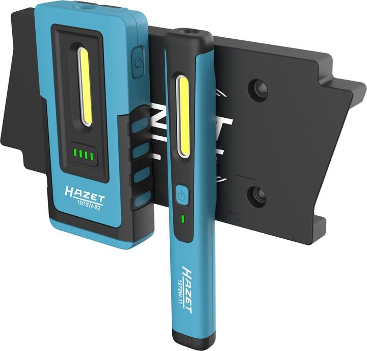 HAZET LED inspection light set ∙ wireless charging 1979NW/3 ∙ Number of tools: 3 (200 lm)