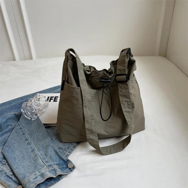 Produktbild Only-Bags.Store Nylon Umhängetasche Leichtgewichtige Tasche Grosse Kapazität Pendler Tote Tasche Crossbody Tasche