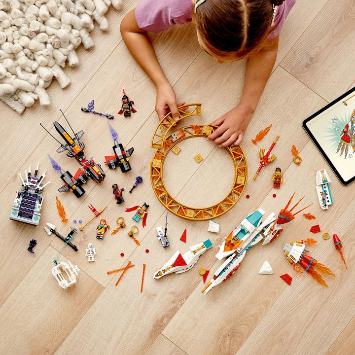 Actual product image LEGO Monkie Kid Nezha's Fire Hoop (80034, LEGO Monkie Kid)