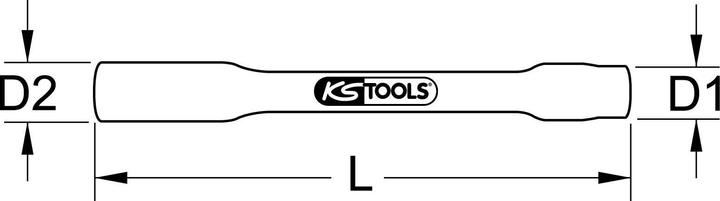Actual product image KS Tools 1/2" socket with protective insulation (27 mm)
