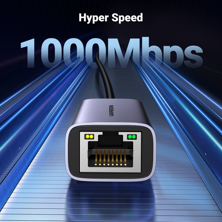 Produktbild Ugreen Gigabit Ethernet Adapter (USB-C 3.1 Gen 1, RJ45 (1x))