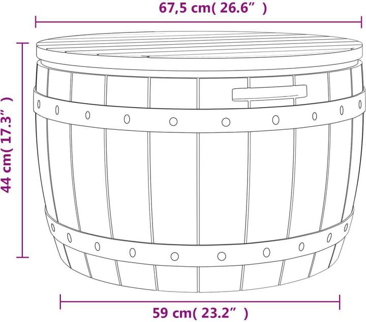 Actual product image vidaXL Gartenbox