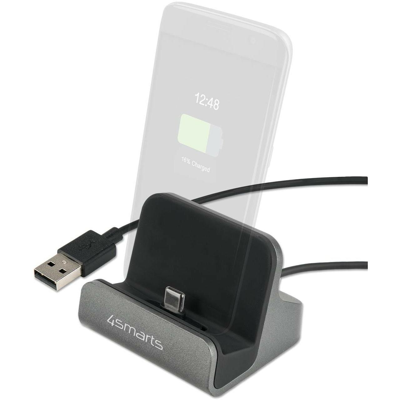 Thumbnail - 4smarts VoltDock (10 W), USB Ladegerät, Grau