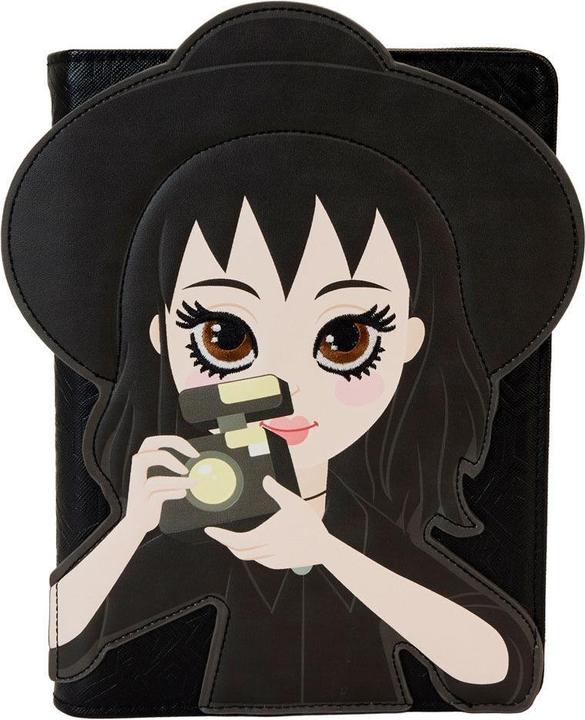 Actual product image Loungefly Beetlejuice by notebook Lydia Deetz Cosplay (Lined)