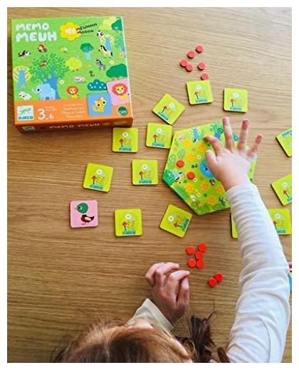 Actual product image Djeco Game - Memo Meuh (Multilingual)