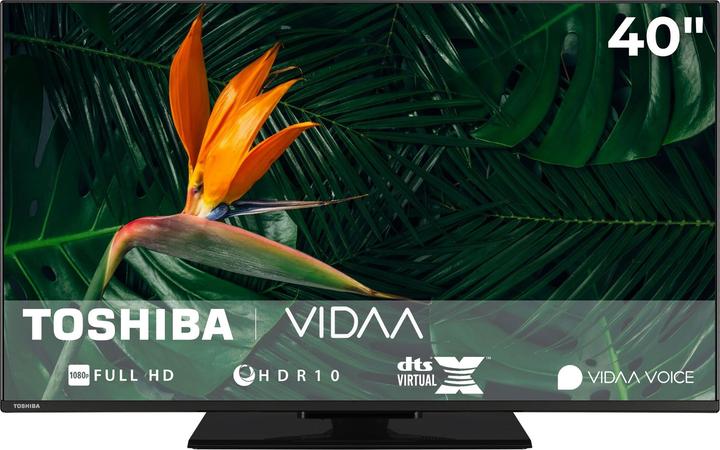 Produktbild Toshiba Fernseher 40 Zoll Smart TV VIDAA Full HD Fernseher HDR Smart TV mit Triple-Tuner, LED TV (40", LED, Full HD)