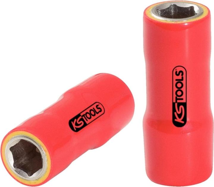Actual product image KS Tools 1/4" socket with protective insulation (4 mm)
