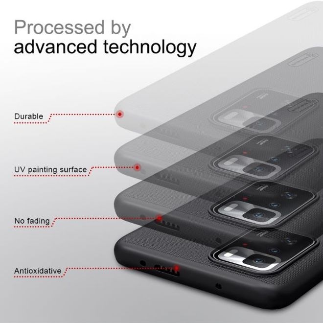Actual product image Nillkin Super Frosted Shield Series (Xiaomi Redmi Note 10 Pro 5G)