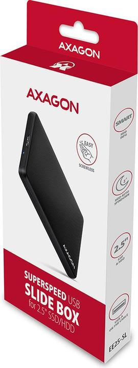 Productafbeelding Axagon EE25-SL externe 2,5" behuizing, USB 3.0 / SATA III - USB-A (2.5")