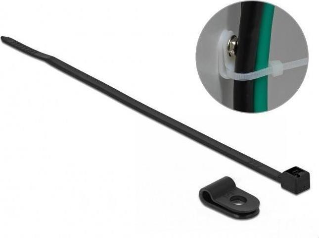 Produktbild Delock Kabelbinder-Kit - 10 cm - Schwarz (17 mm, 10 Stk.)