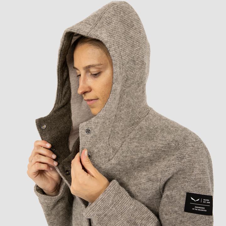 Immagine prodotto Salewa Giacca con cappuccio Sarner Undyed Wool da donna (42, XL)