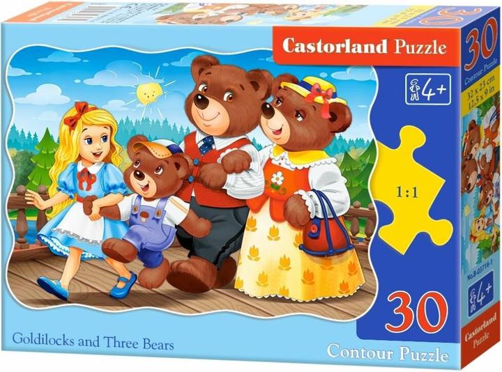 Image du produit Castorland Goldilocks and Trree Bears,Puzzle 30 pièces (30 pièces)