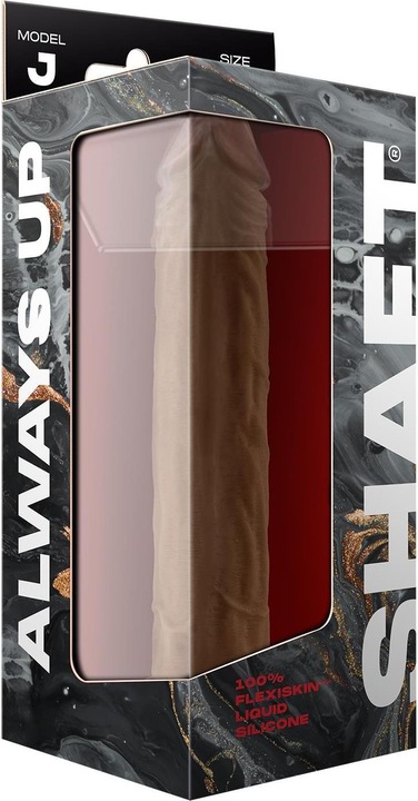 Productafbeelding Shaft Model J Flexiskin Dubbellaagse Realistische Dildo voor Diepere Penetratie Extreem Zacht Seksspeeltje