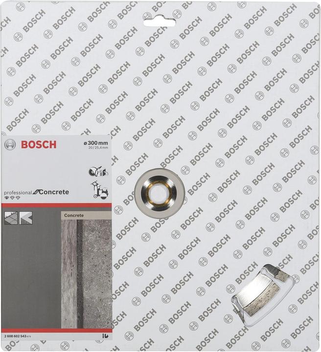 Actual product image Bosch Professional Zubehör Diamond saw blade Standard for Concrete, 300 x 20.00/25.40 x 2.8 x 10 mm
