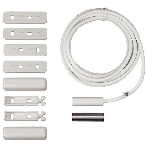 Indexa, Accessori sicurezza degli edifici, MK07-WEISS Contatto magnetico VdS Snap WEISS 33097