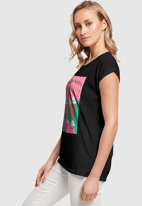 Actual product image Mister Tee MisterTee Ladies Milkshake Tee - Extended Shoulder Tee - 178079 (M)