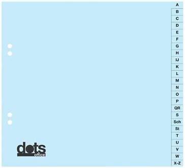Oversize A-Z blue