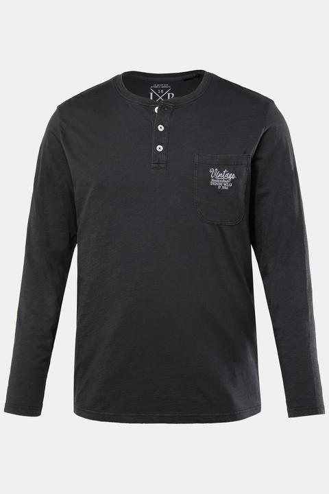 Actual product image JP1880 Long Sleeve Henley (L)