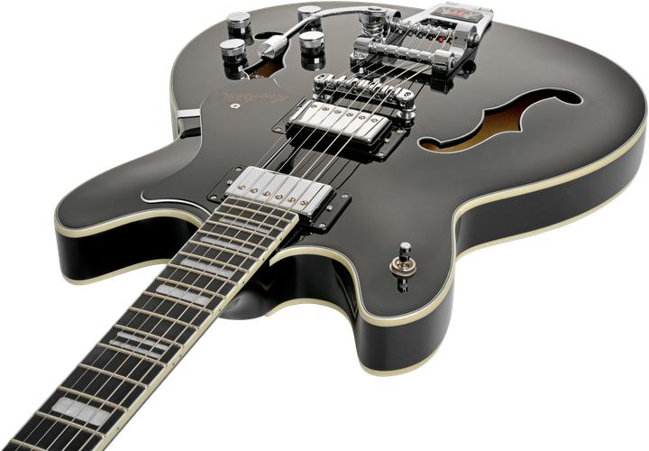 Produktbild Hagstrom E-Gitarre, Tremar Viking Deluxe, Black Gloss (E-Gitarre, Ahorn, Chrom)