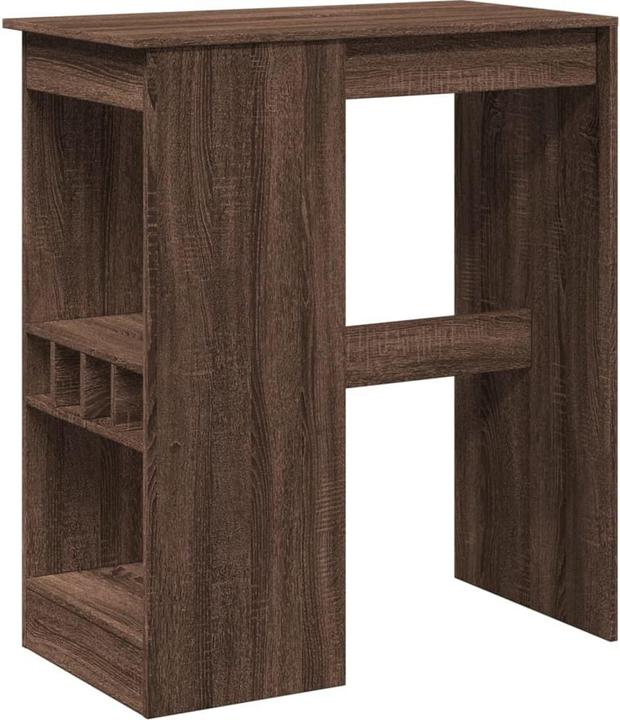 Image du produit VidaXL Table de bar avec étagère en chêne