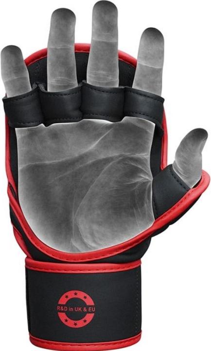 Actual product image Rdx Grappling Gloves Shooter F6 Matte Red Plus-S/M (S, M)