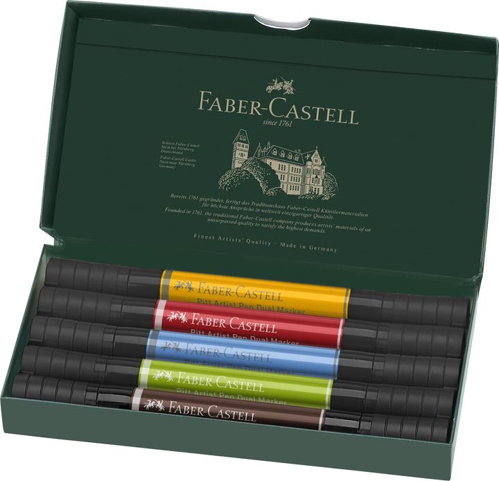 Image du produit Faber-Castell Crayon à encre de Chine (Multicolore, 5 x)