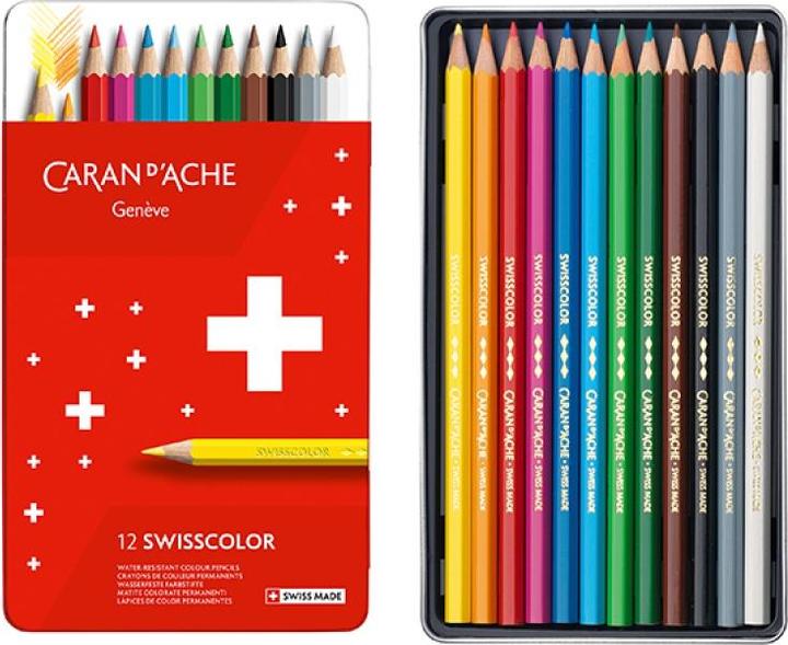 Immagine prodotto Caran d'Ache Matite colorate Swisscolor (Multicolore, 12 x)