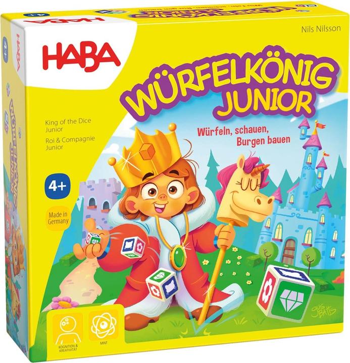 Magni HABA board game Würfelkönig Junior (German, French, Italian, English)