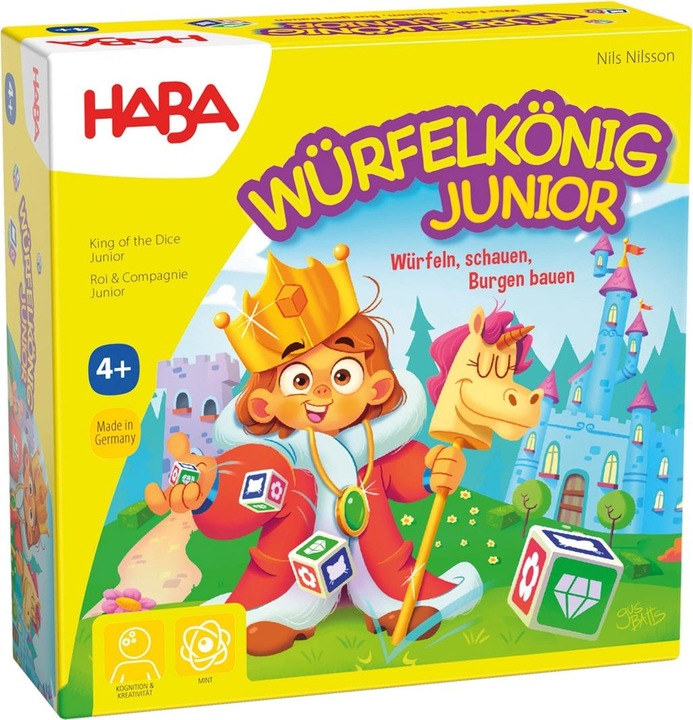 Image du produit Magni HABA Jeu de société Roi des cubes Junior (Allemand, Français, Italien, Anglais)