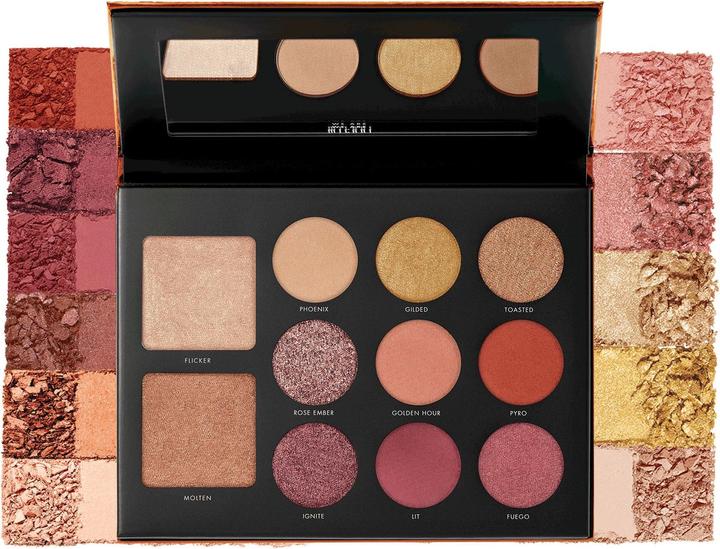 Milani Gilded Ember Hyper-Pigmented Eye & Face Palette -- Lidschatten- & Highlighter-Palette