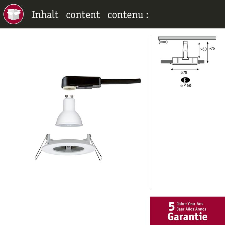 Produktbild Paulmann Nova (470 lm, GU10)