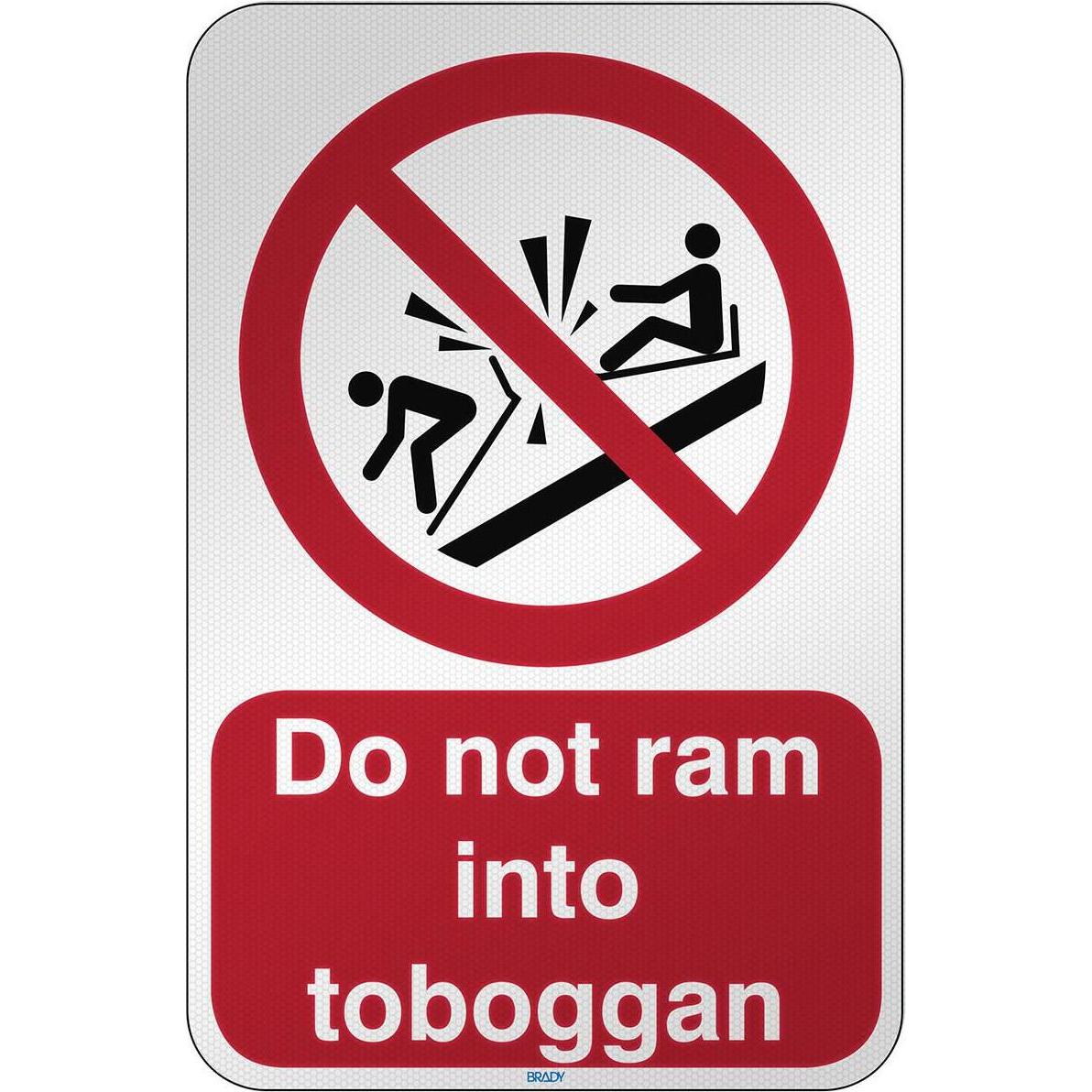Brady, Sicherheitskennzeichnung, ISO Safety Sign - Do not ram