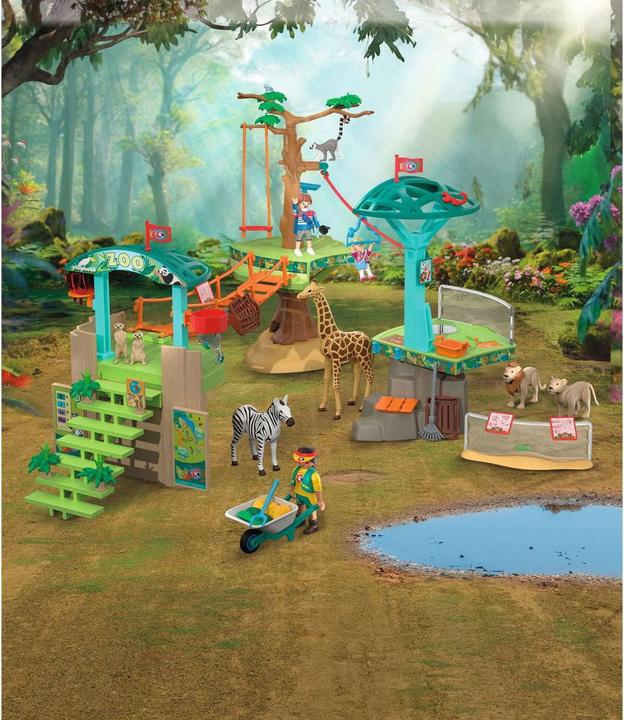 Actual product image Playmobil 72070 Zoo: Wildnis-Kletterpark
