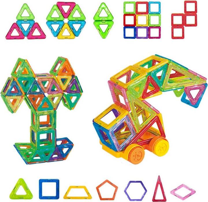 Produktbild JTI Magnetische Bauteile - Ein perfektes Geschenk für Kinder (82 Stück)