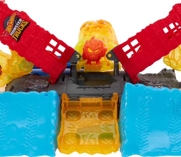 Actual product image Mattel Monster Trucks 5 ALARM TORCH TOWER TAKEDOWN