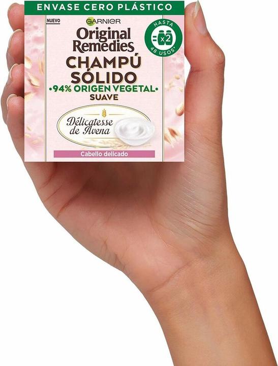 Actual product image Garnier Original Remedies Gentle Soothing Solid Shampoo 60g (Solid shampoo)