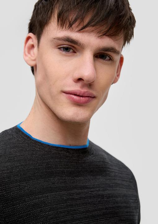 Produktbild s.Oliver Strickpullover Strickpullover aus reiner Baumwolle (M)