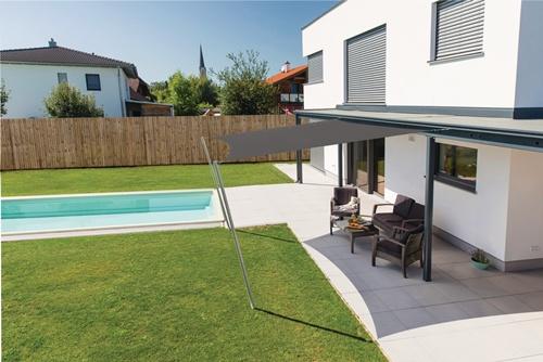 Actual product image Windhager Sun Sail CANNES Square (400 x 400 cm)