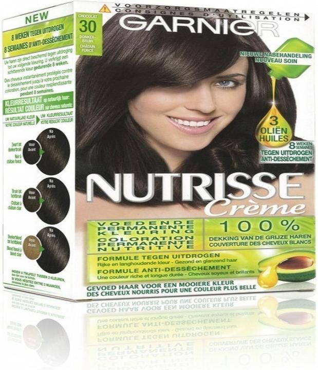 Image du produit Garnier Nutrisse Creme 3 Dark Brown Hair Color (3 Dark Brown)