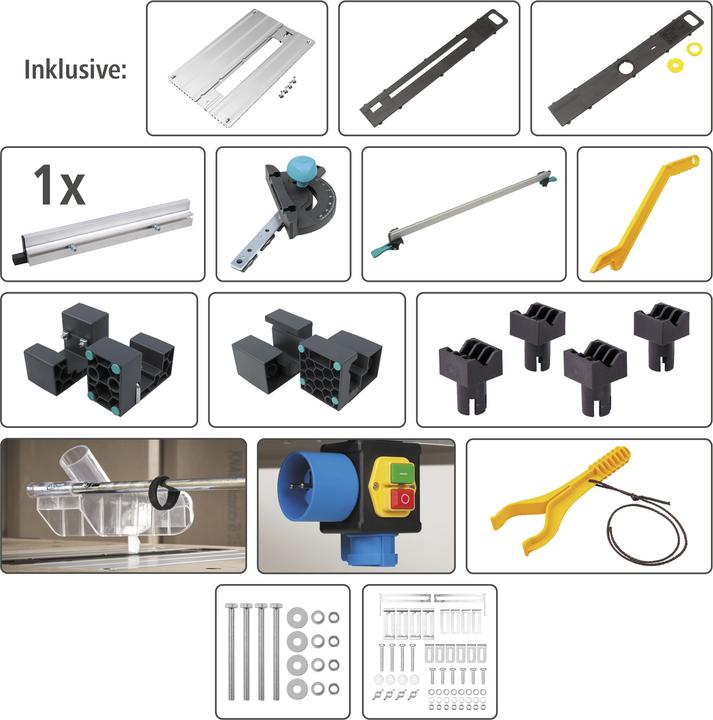 Produktbild wolfcraft 1 MASTER cut 2600 Maschinentisch EU (118.50 cm, 76.50 cm)
